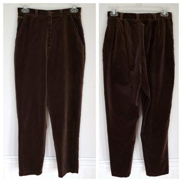 Banana Republic Pants - BANANA REPUBLIC Brown Velvet Pants Size 4